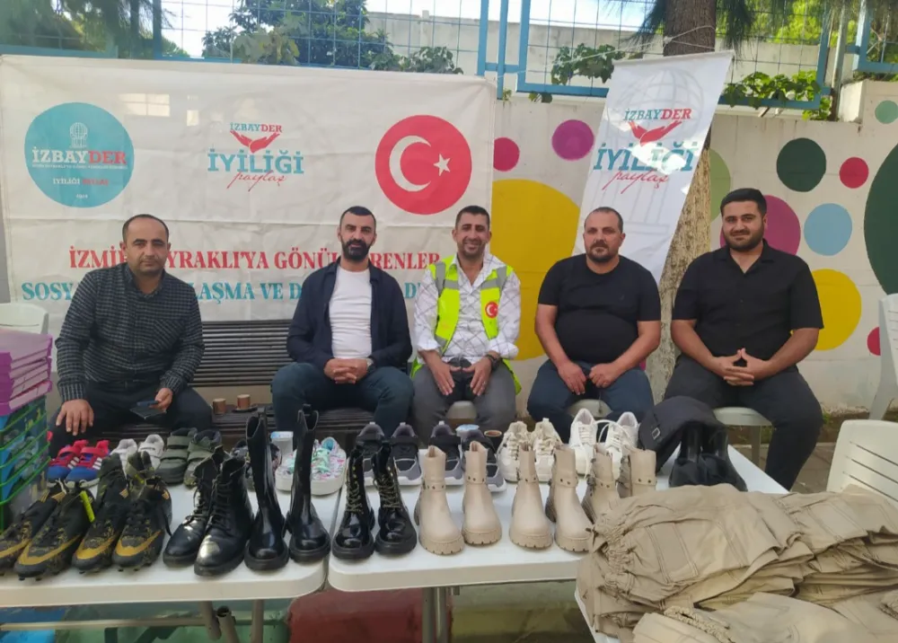 İZBAYDER YARDIM FAALİYETLERİNE TAM HIZ DEVAM EDİYOR